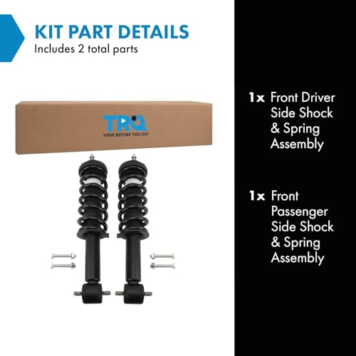 Image of TRQ Front Shock & Spring Strut Assembly Set Compatible with 2019-2023 Ford Ranger