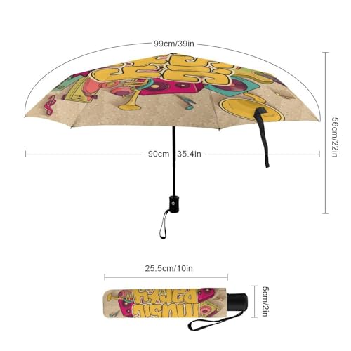 Parapluie pliant de qualité supérieure avec mécanisme automatique