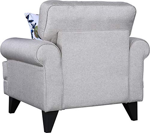 Image of Hometown Paddington Plus Fabric Single Seater Sofa in Beige Color, Large