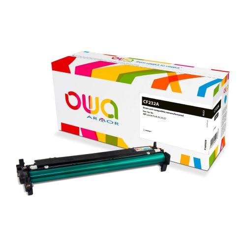 OWA K16050OW Tambour Remanufacturé pour HP CF 232 A, Standard, Noir