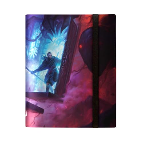 Ultra PRO - MTG Dusmourn 9-Pocket PRO-Binder for Magic: The Gathering FT. Packaging Key Artwork, Protects and Stores 360 Standard Size MTG Cards In Side Loading Pockets, Black Webbed Pages