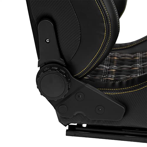 Asiento GT con respaldo ajustable bilateral y correderas para coche 5