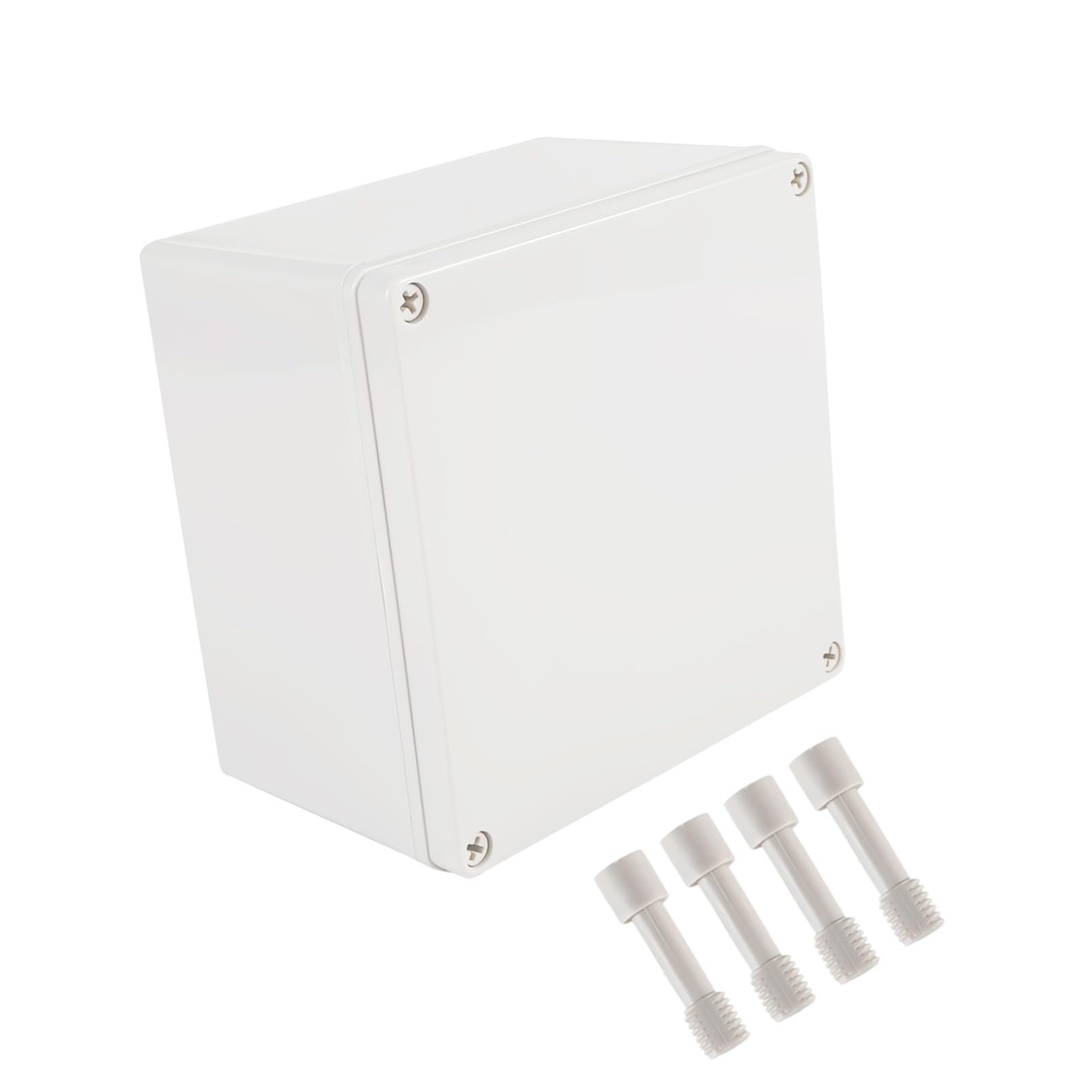 Junction Boxes-8" x 8" x 4" IP65 ABS Plastic Dustproof Waterproof Electrical Box Project Junction Conduit Box for Electrical Outdoor Enclosure — Amazon image 8