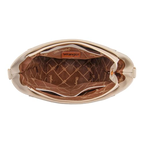 Image of Wrangler Large Crossbody Bag for Women Vegan Leather Cross Body Purse with Guitar Strap