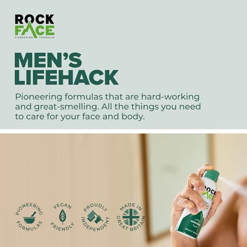 Rock Face Body Spray for Men, Deodorant Spray with Masculine, Long Lasting, 200ml - Image 3