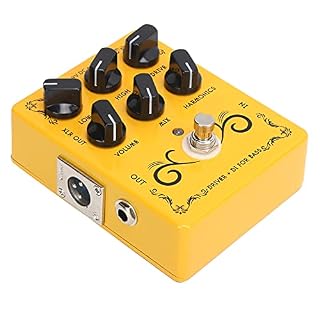 Pédale d’effet de distorsion, guitare Pédale d’effet de distorsion Pédale d’effet sortie XLR Design bypass réel pour… - Les Beatles, Paul McCartney, John Lennon, RIngo Starr, George Harrison