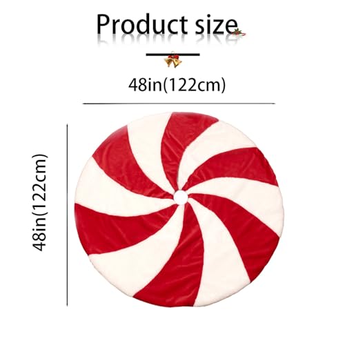 Couverture de sapin de Noël 122cm dessous de verre tapis
