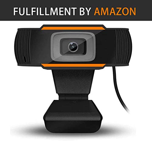 1080P HD Webcam with Microphone, Streaming Computer Web Camera with 110-Degree Wide View