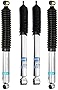 Bilstein B8 5100 Pair of Front and Rear Monotube Shock Absorbers for Dodge Ram 1500 2500 3500 with Front Lift 0-2.5 Inch and Rear Lift 0-1 Inch Includes TrendsAuto Decal Sticker 24-191203 24-185776