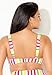 Swimsuits For All Women's Cup Sized Tie Front Underwire Bikini Top - 26 E/F, Fruit Stripe (Plus