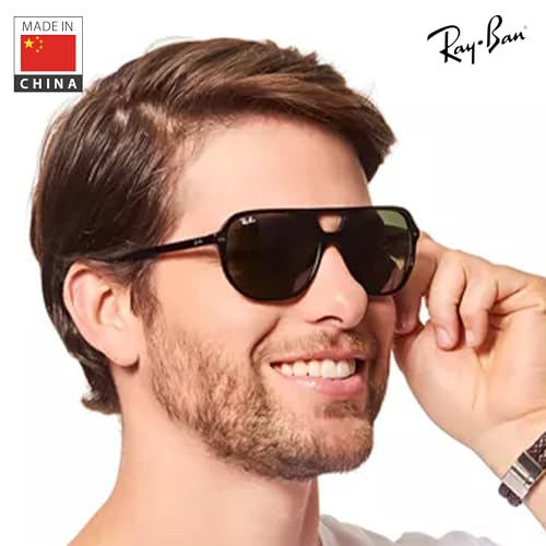 Image of Ray-Ban RB2205 BILL ONE Square-Round Shaped Sunglasses for Men & Women with Official RAYBAN Eyewear Kit