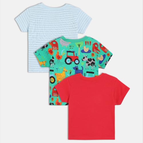 Image of miniklub Boys 3 Printed Applique T-Shirt