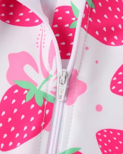 WYTbaby Badeanzug Baby Uv Kleidung Einteiler Kurzärmel Uv Schutzkleidung für Baby Junge Mit Sonnenhut,3-6 Monate