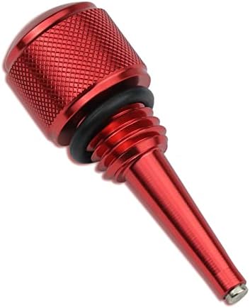 Gift2u 55201 Magnetic Oil Dipstick, Aluminum Generator Magnetic Oil Dipstick, Red Generator Dip Stick with O-Ring Fit for Most Inverter Generator