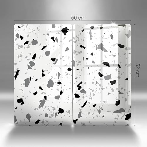 Planche à découper gres de pierre decorative premium de dimensions 2x30x52cm - 6