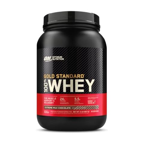 Optimum Nutrition Gold Standard 100% Whey Protein Powder, Extreme Milk Chocolate Cover