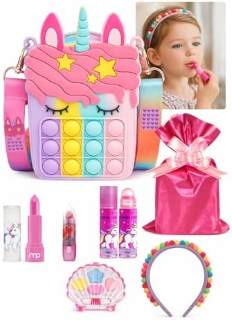 Bolsa Fidget Toy e Maquiagens de Criança - Kit Maquiagem