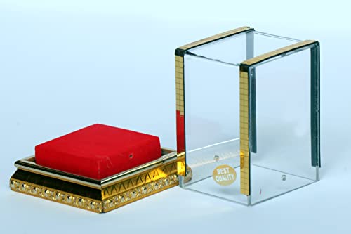 Image of Raj Acrylic God Idol Acrylic Square Transparent Box (Height- 7.62Cm, Length - 5.08Cm, Width - 5.08Cm)