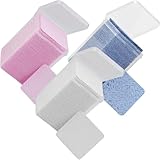 Ciieeo Wimpernkleberentferner Reinigungspads aus Vliesstoff 600 Stück Klebstoffentferner für Wimpernverlängerung Hautfreundlich für Salon und Zuhause