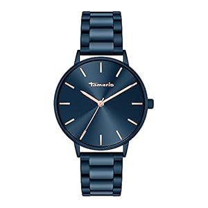 Tamaris Damen Analog Quarz Uhr mit Edelstahl Armband