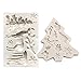 Produktbild TheStriven 2 Stück Weihnachten Silikon Backform Formen Weihnachten Baum Kuchen Form Schneeflocken Mould Ausstechform Torten Backen Weihnachten Mould Dekorieren Werkzeuge Dessert Dekorieren Schimmel