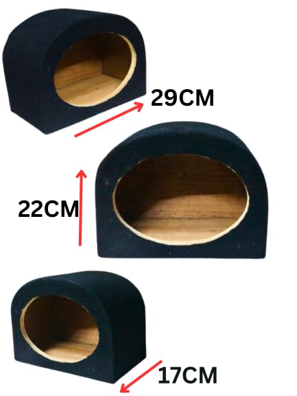 Image of 6 /9 Oval Empty Wooden Empty Box 6inche ovl Shape Coaxial Speaker Cabinet Installation Wooden Enclosure for Home Theater, aplifier, car, buss, Truck