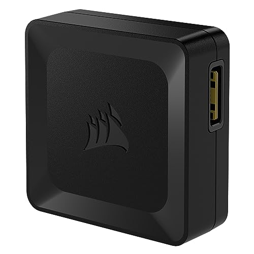 Image of CORSAIR iCUE Link System Hub - Connect Up to 14 CORSAIR iCUE Link Devices - Reduce Cable Clutter - Innovative Single-Cable Design - Black