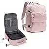 Mochila de viagem coowoz Grande, impermeável, para mulheres e homens, bagagem de mão, para esportes ao ar livre, trilhas, Rosa, roxo, 25L, Mochilas de viagem