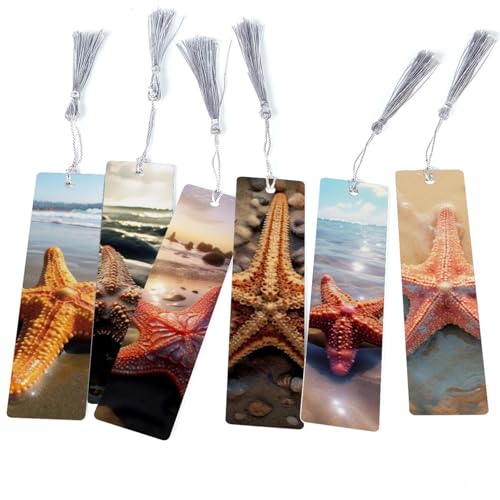 Marque-pages étoile de mer de collection et petits accessoires de livre pour grand lecteur