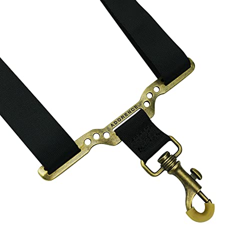 adorence saxophone neck strap with cushioned padding amp swivel metal hook - comfortable sax strap for tenor alto - black metal weight spreader