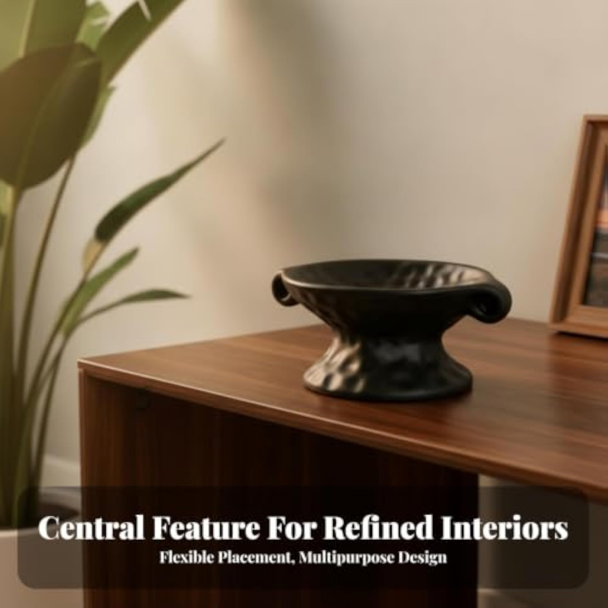 Two-Handled Carved Trinket Jewelry Tray