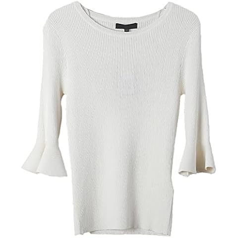 TowerTree White Wool Sweater for Women (M) Cover