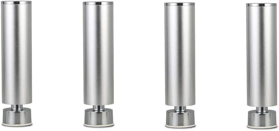 Furniture Leg,Furniture Legs Furniture Legs,Couch Legs,Aluminum Alloy Prevent Rust Silver,(250mm)