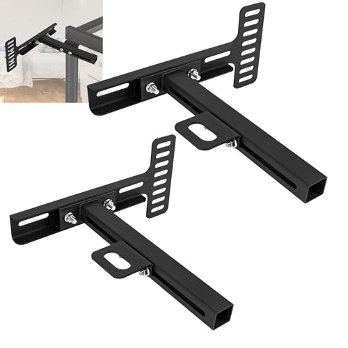 YZZHAJ Adjustable Headboard Brackets, Universal Headboard Bracket Kit for Metal Bed Frame, Bed Foot...