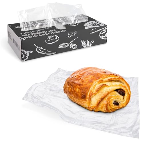 Apq Supply P5HK10 Apq Clear Deli And Bakery Wrap Plastic Sheets cover