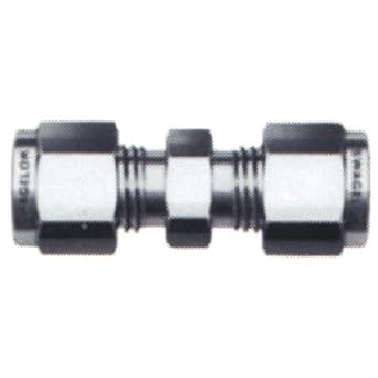 Swagelok B-200-6 Brass Tube Fitting, Union, 1/8" Tube OD