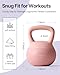 YOTTOY Soft Kettlebell,Kettlebell Anti-Slip Grip Weight for Home Workouts, Kettlebells Set Strength and Safety Guaranteed (Pink, 6 LB)