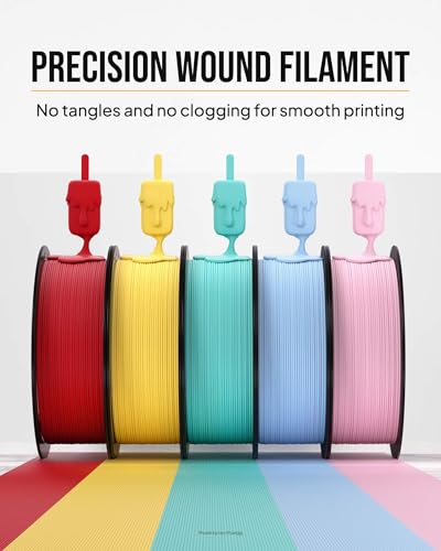 elegoo matte pla filament 175mm beige 1kg 3d printer filament high precision 1kg spool 22lbs fits for most fdm 3d printers