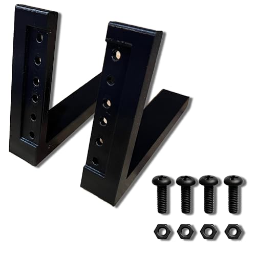 Compact 2U Desktop Rack Stand - 20° Sloped 19' Equipment Rack Pair for Studio Audio Interfaces & IT...