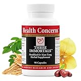 Health Concerns Three Immortals - Menopause Support Supplement - Powerful Relief for Hot Flashes, Hormone Imbalance & Night Sweats - Dong Quai, Epimedium, Morinda, Rehmannia & Lycium - 90 Capsules