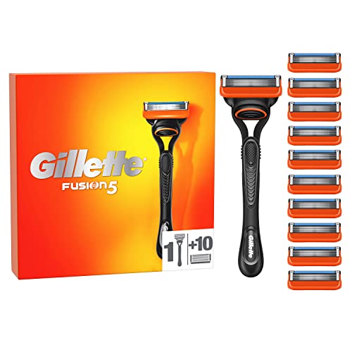 Gillette Fusion 5 Maquinilla de Afeitar Hombre + 11 Cuchillas de Recambio