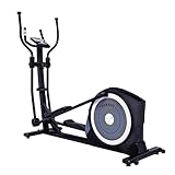 MAXXUS Crosstrainer CX 5.0 - 28 kg Schwungmasse, 12 Programme, 16 Widerstandsstufen, Magnetbremssystem, 160 kg, Bluetooth, Tablethalterung, Handpulssensoren - Ellipsentrainer für Zuhause, Heimtrainer