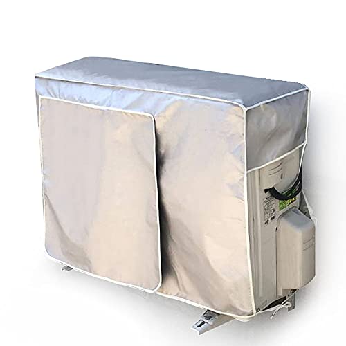 Klimaanlagen-Schutzhülle, Anti-Staub-Anti-Schnee-Wasserdichte Klimaanlagen-Abdeckung, Abdeckung für Außenklimaanlage, Klimaanlagen-Abdeckung, 2P, 92 * 60 * 30cm Cover