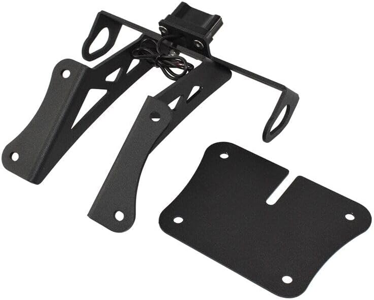 Motorbike for Yamaha YZF R3 R25 MT-03 MT-25 MT03 MT25 2014-2024 License Plate Frame Holder Bracket Rear Fender Eliminator Tail Tidy with LED Light