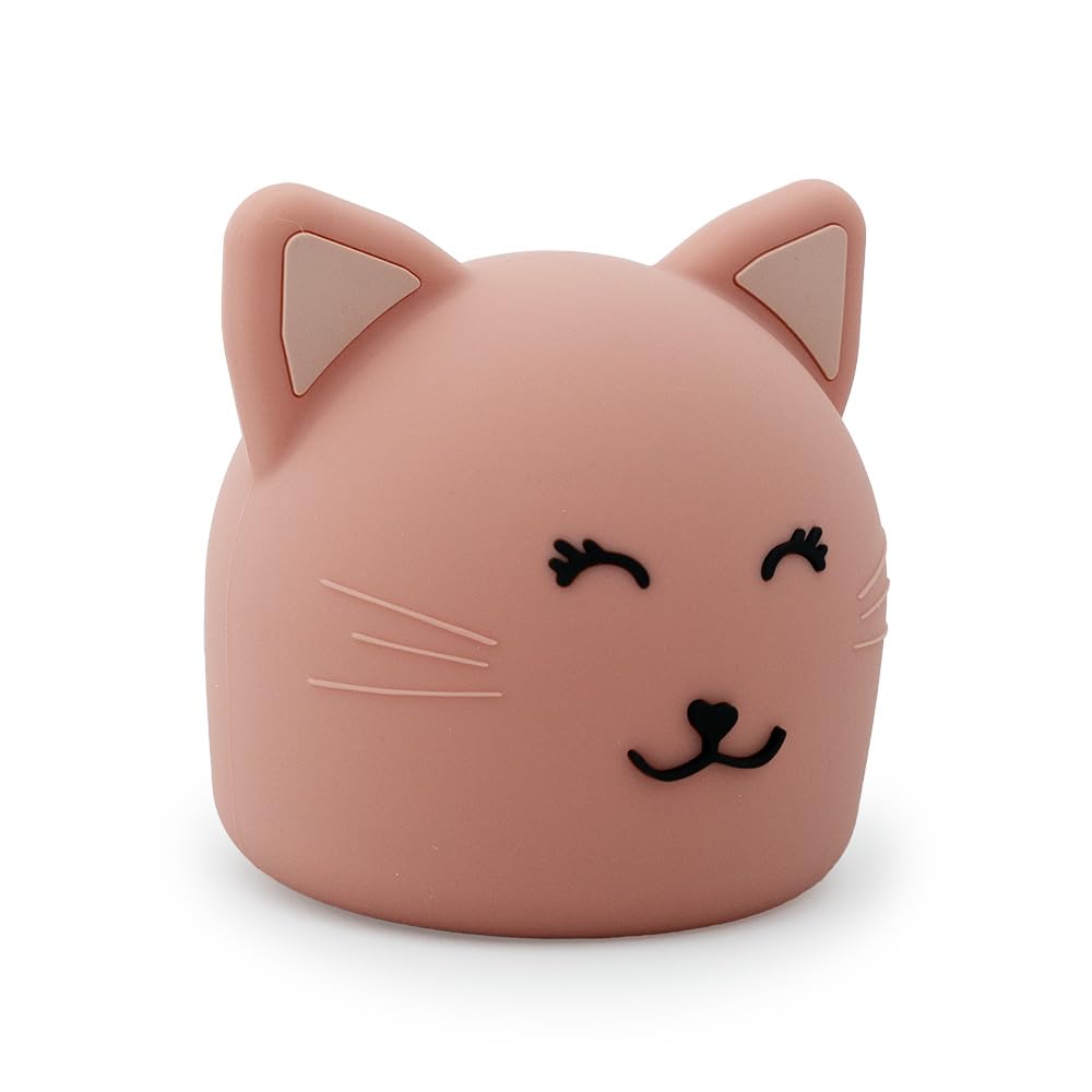 Trixie Silikon Nachtlicht für Kinder, Tier Lampe für Jungen und Mädchen | Dimmbare LED Nachttisch Leuchte für Jungs Mädels, kabelloses Kleinkind Schlafzimmer Akku Nachtlampe, Tierlampe weich mit USB