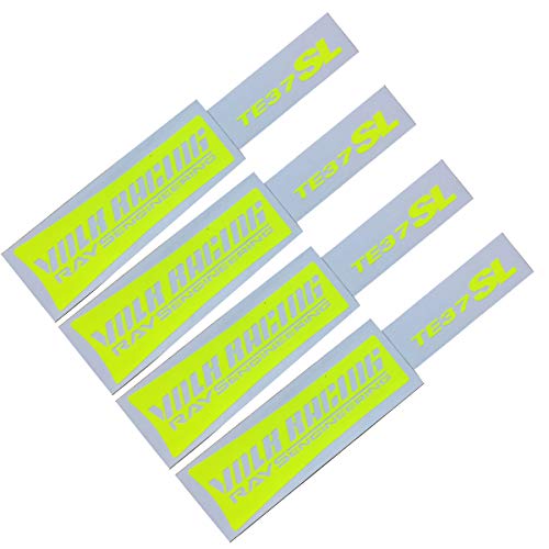 Decal Compatible with Rays Volk te37SL 17-19 inches Wheels (Fluorescent Yellow)