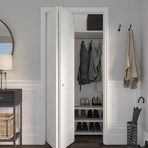 Image of Richelieu | Onward 36-inch Bi-Fold Sliding Single Door Hardware Kit, White