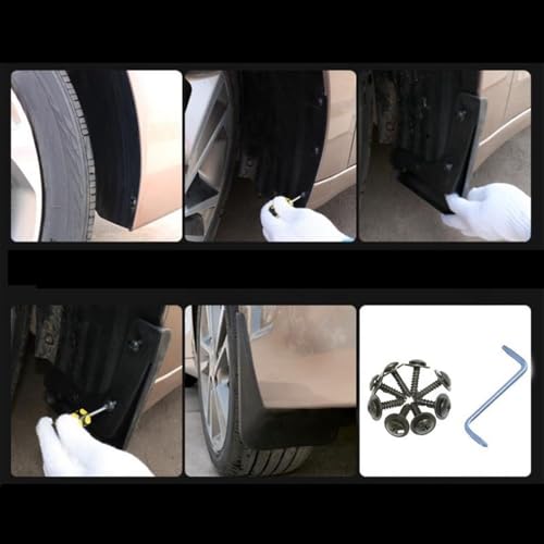 Guardabarros para Forester 2013-2017: kit de protectores contra salpicaduras 6
