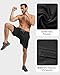 HOPLYNN 5 Pack Mens 2 in 1 Running Shorts with Liner, Quick Dry Workout Training Gym Athletic Sport Shorts with Pockets 2 Black 2 Gray 1 Blue X-Large
