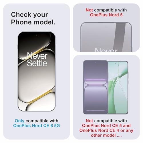 Image of Military-Grade Gorilla Tempered Glass For OnePlus Nord CE 6 (6.78 Inch) With Installation Kit | Edge to Edge Coverage | Black